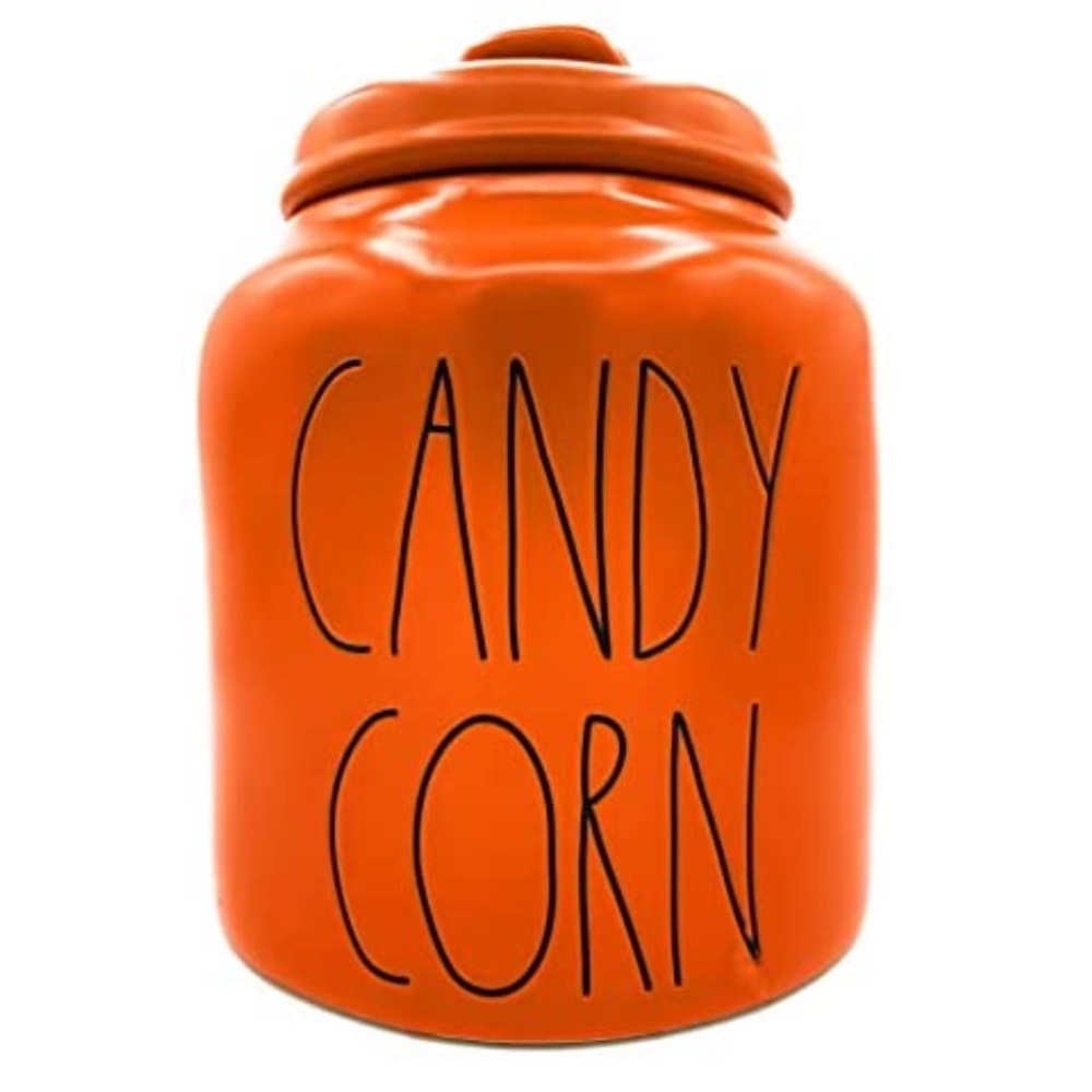 Rae Dunn “CANDY CORN” large canister